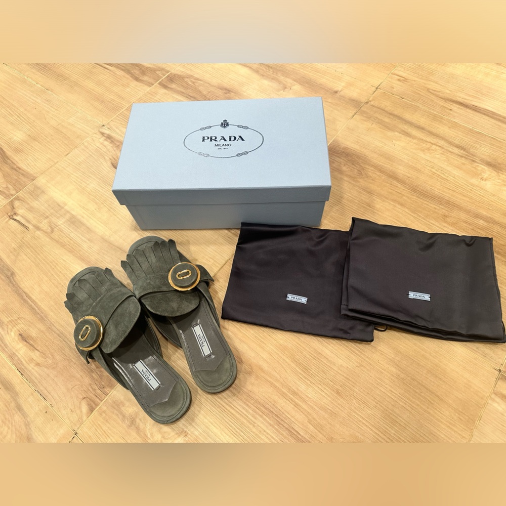 Prada Suede Loafers